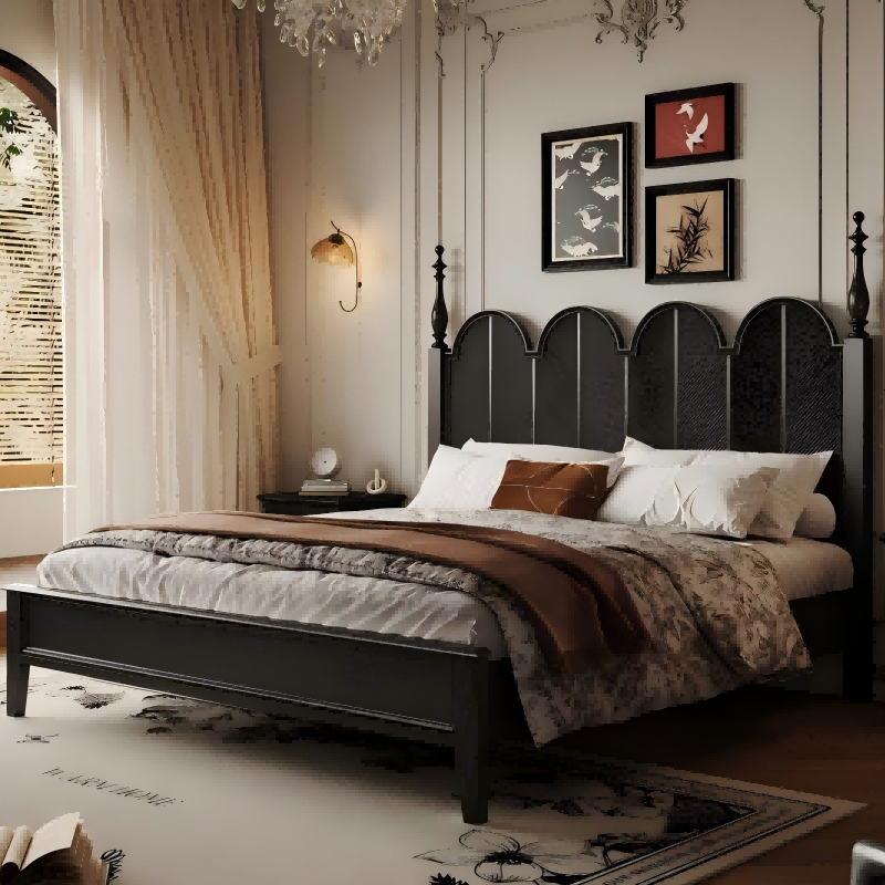 塔莉娅床静谧黑