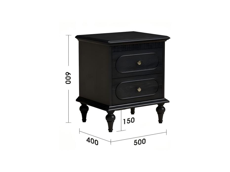 乔治床头柜规格图