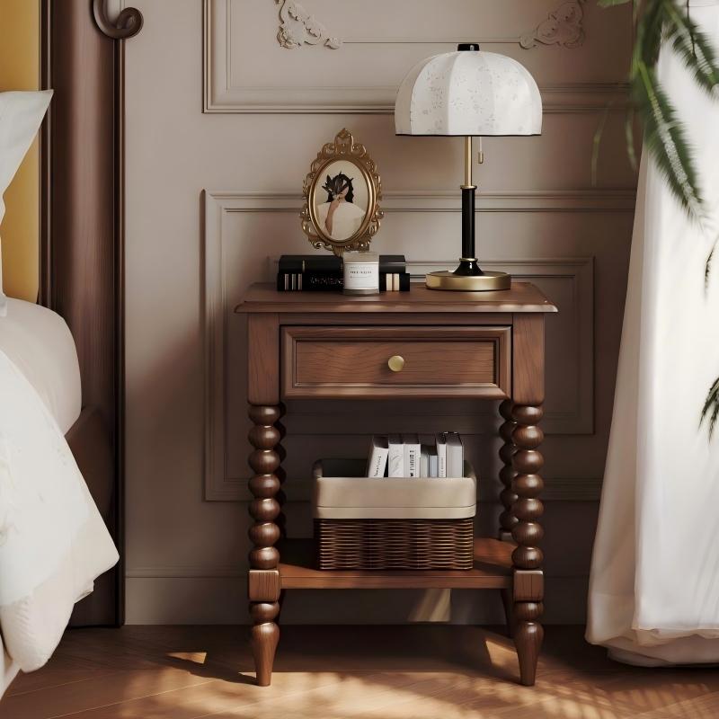 卢卡床头柜暮光咖