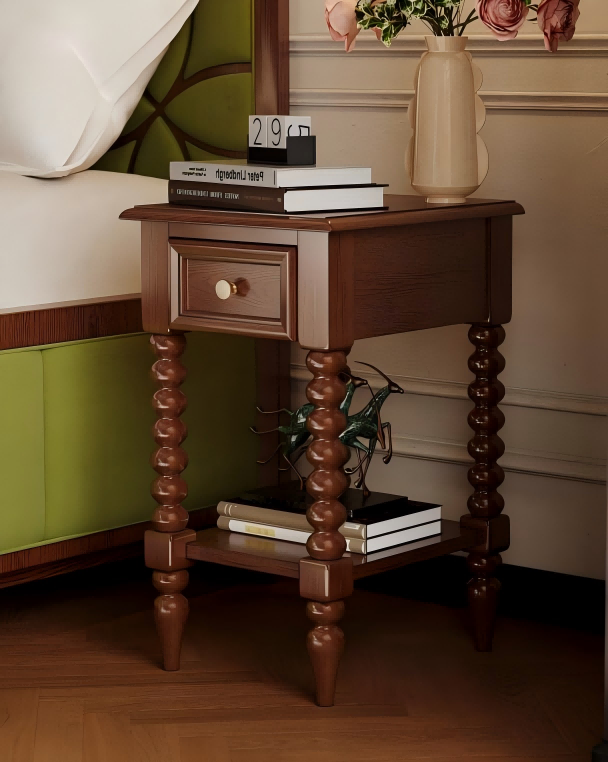 卢卡床头柜105暮光咖