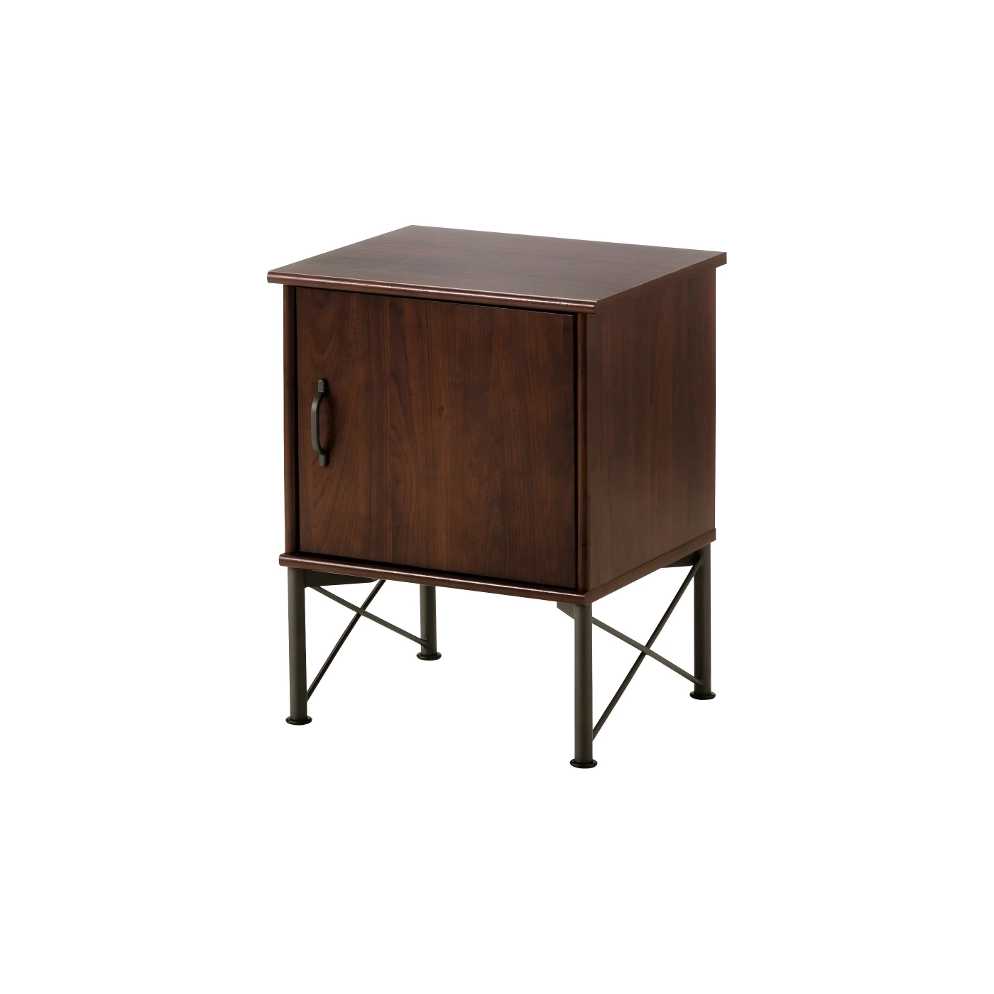 穆斯肯床头桌褐色白底图