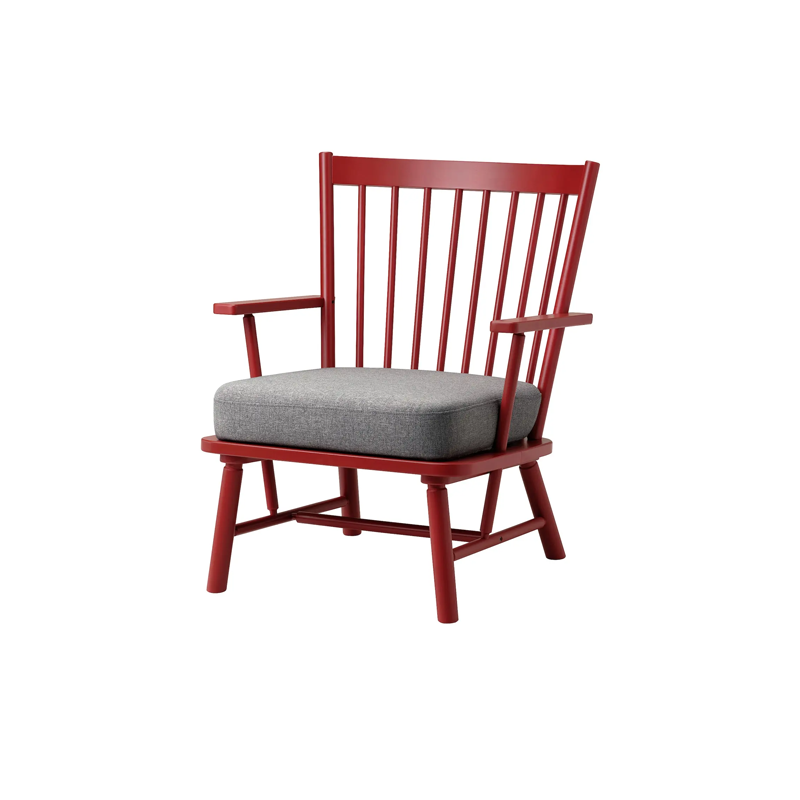 佩斯博尔扶手椅红色白底图