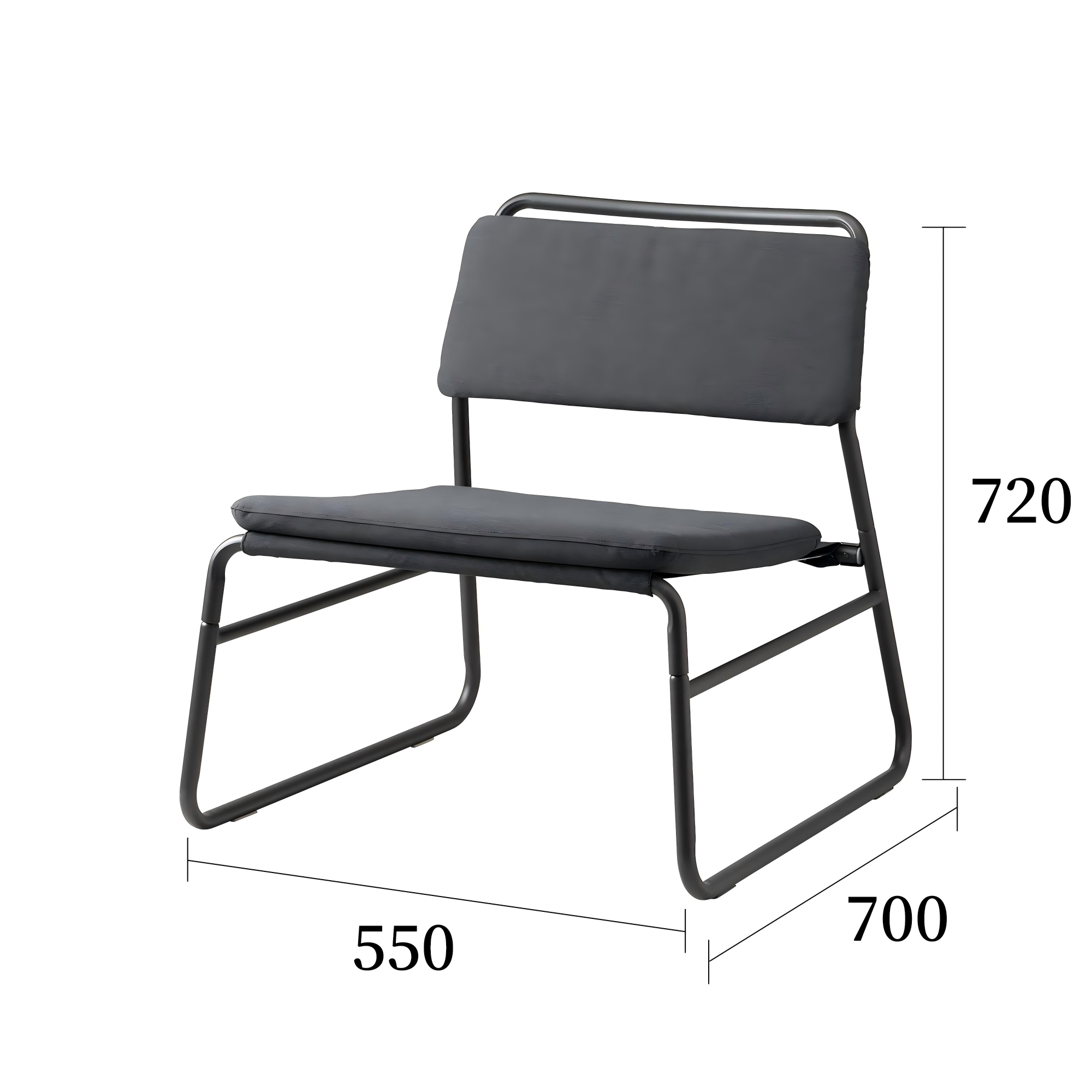 林尼贝克扶手椅浅灰色白底图