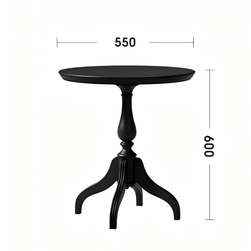 贝洛边几静谧黑规格图