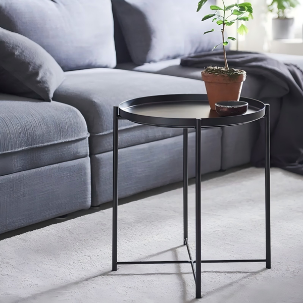 格拉登托盘桌黑色