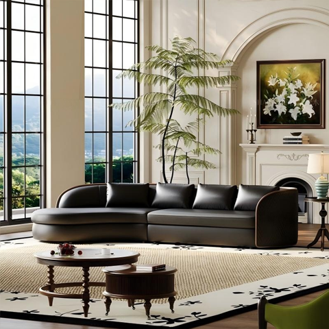 洛意沙发静谧黑