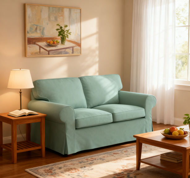 爱克托沙发浅绿色