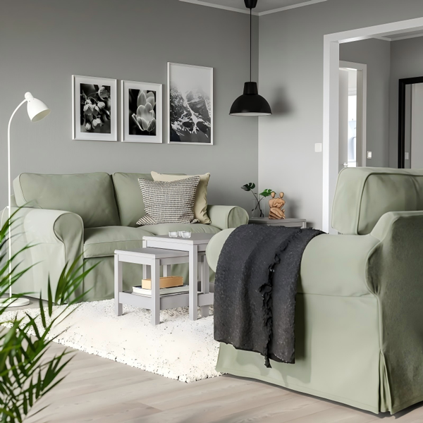 爱克托沙发灰绿色