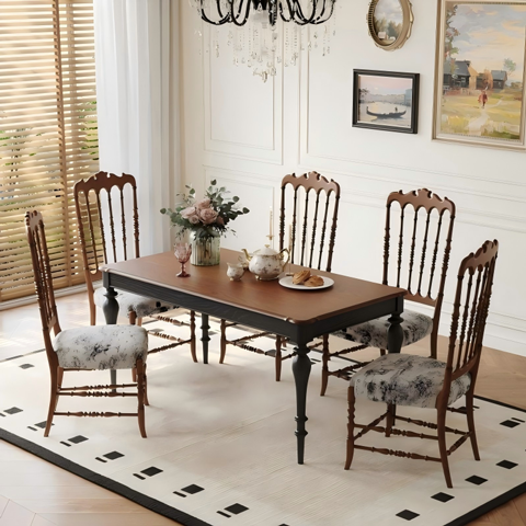 海莉餐桌静谧黑+暮光咖