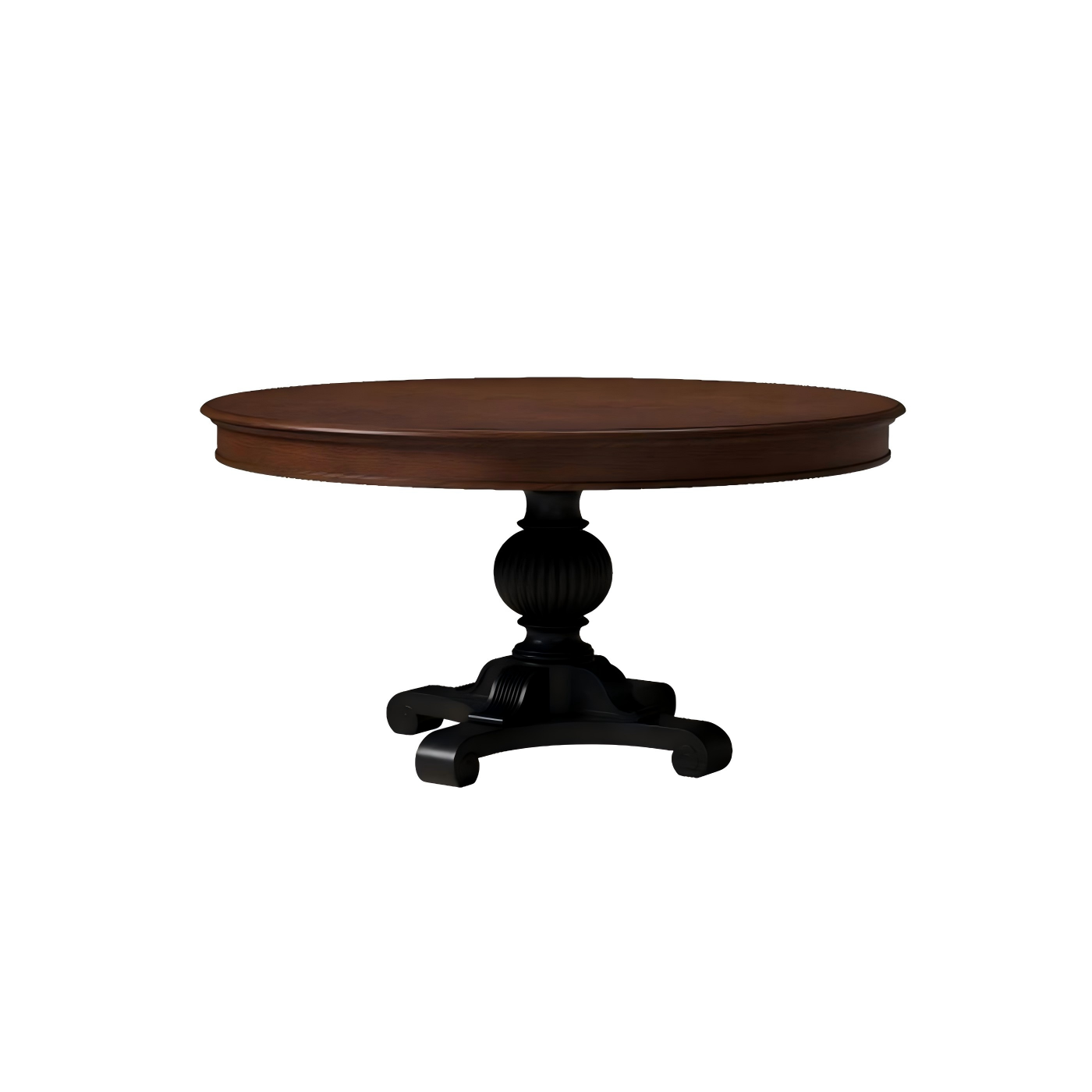 艾米莉餐桌静谧黑+暮光咖白底