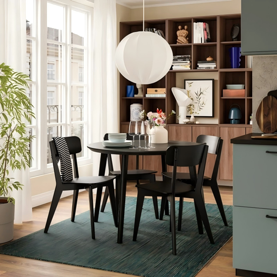 利萨伯圆桌黑色