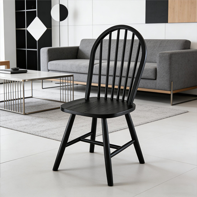 斯古塔餐椅黑色-1