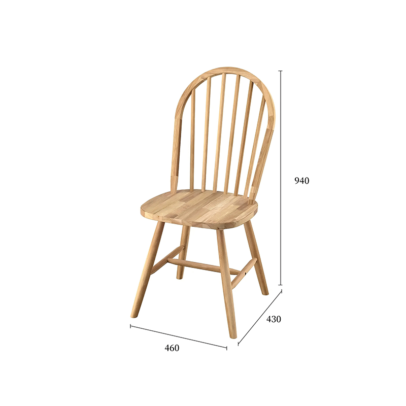 斯古塔餐椅原木色规格
