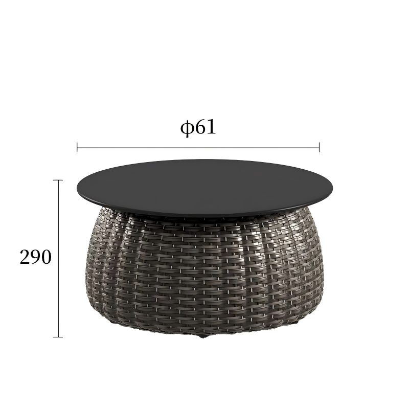 蘑菇系列中茶几规格