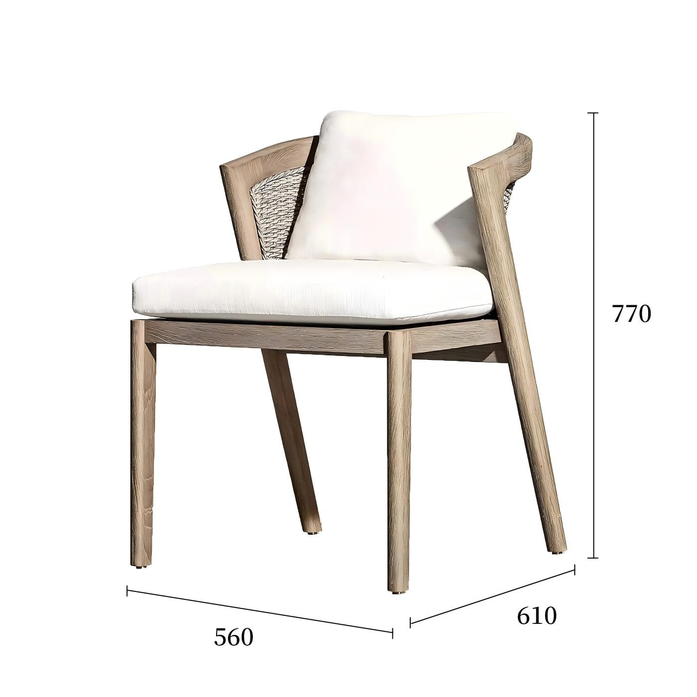 马耳他系列桌椅组合浮石色规格