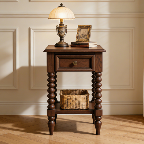 卢卡床头柜105暮光咖-1