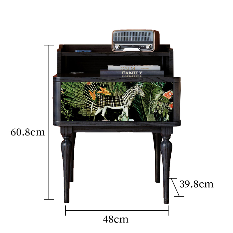 挪威森林床头柜规格图