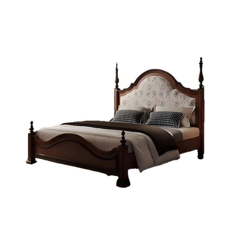 茉尔床目光咖白底图