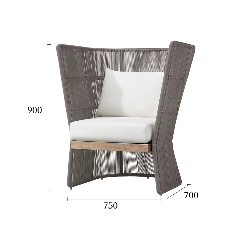 哈瓦那系列长椅子1-1规格图